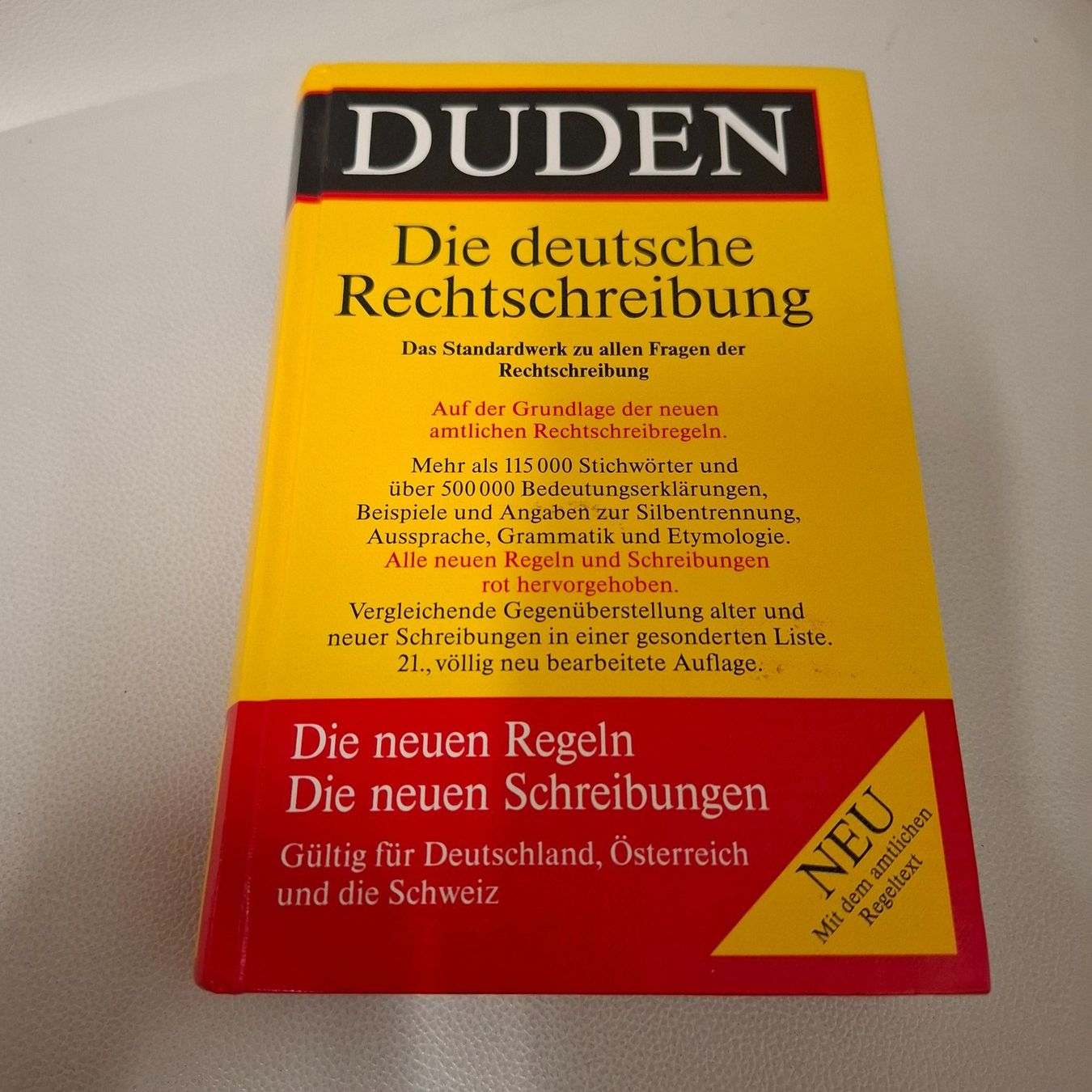 Duden - Die deutsche Rechtschreibung, Top Zustand! (Gebraucht) in