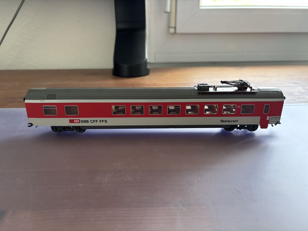 Märklin Modellini di ferrovie: Märklin SBB Speisewagen – Usato da Kehrsatz venduto da Diwad 3