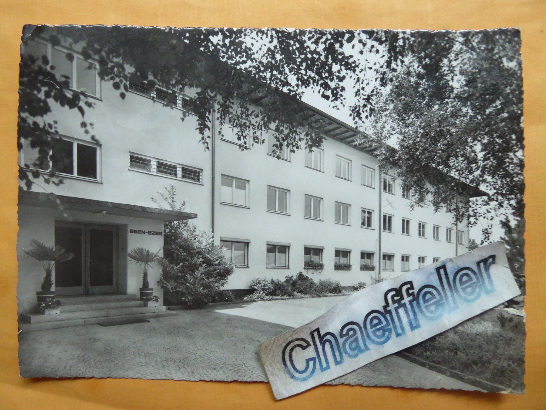 Cartoline postali: 1955 Christliches Erholungsheim, Eben - – Usato da Zürich venduto da Chaeffeler