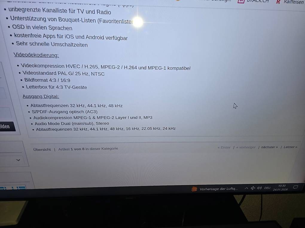 Ricevitori: Sat Receiver GigaBlue UHD Trio 4K Pro – Usato da Wattenwil venduto da Rasta1978 3