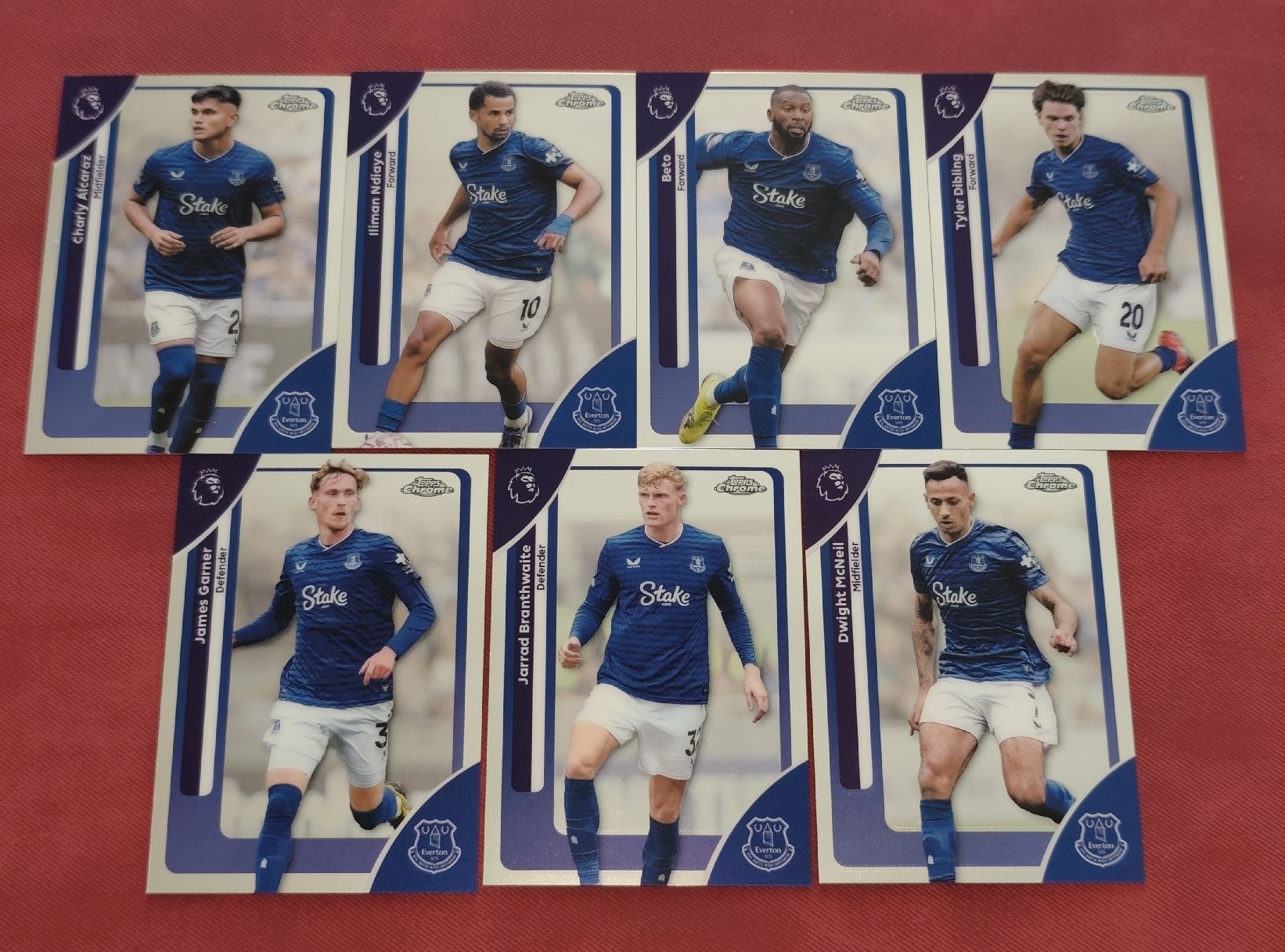 Topps Carte collezionabili: 7x Topps EPL Chrome Everton – Usato da Ostermundigen venduto da DaCards