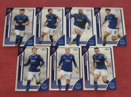 7x Topps EPL Chrome Everton