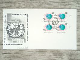 TR100 Enveloppe + Timbre Suisse / ONU  1969