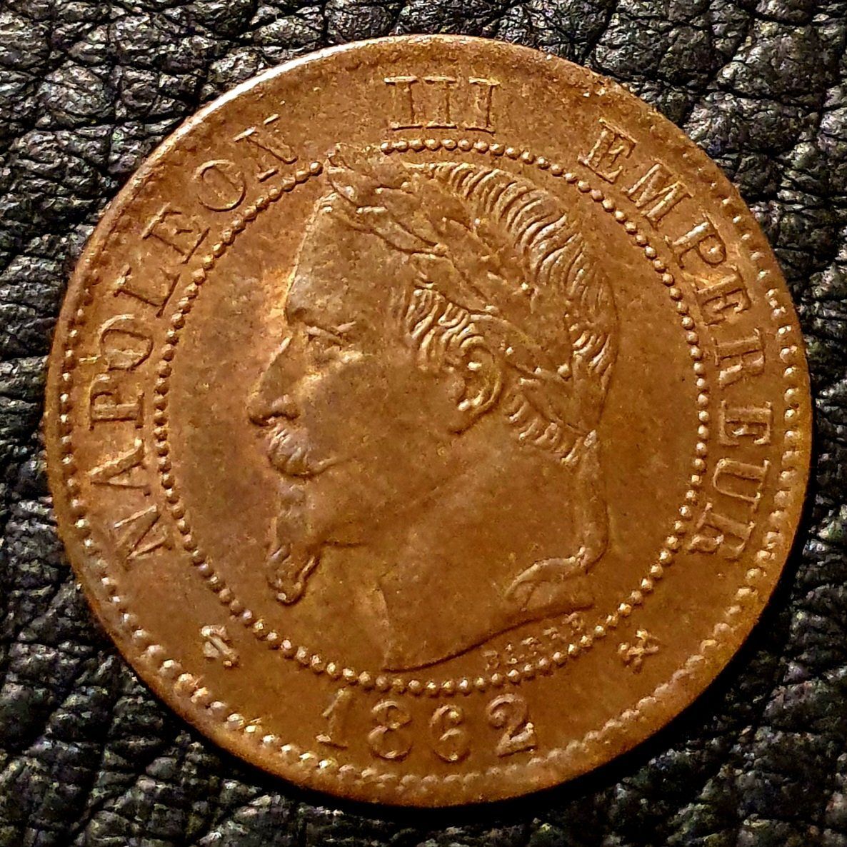 Alle Münzen: 2 Centimes 1862 K – Gebraucht aus Egerkingen von Acc1