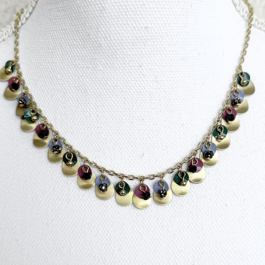 Ketten: Collier Doré avec Couleurs – Gebraucht aus Vevey von secondlifevevey 1