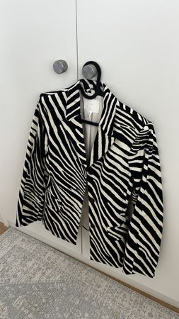 Damen Blazer, H&M, Zebra Muster, Grösse 34, wie neu
