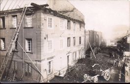 CANTON DE BERNE, INCENDIE D'UN GROS BATIMENT
