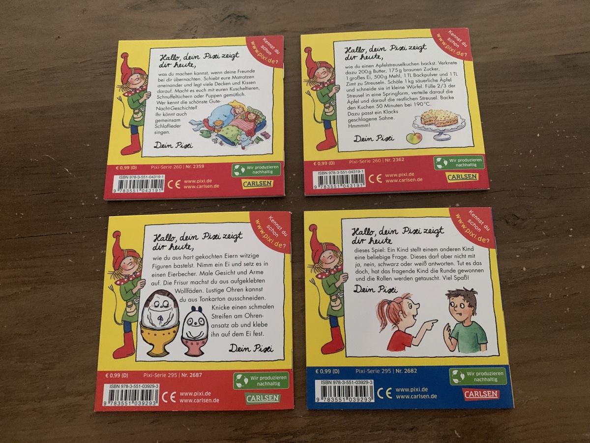Libri: 4er Set Pixi Büchlein – Usato da Buus venduto da 2013dp 1