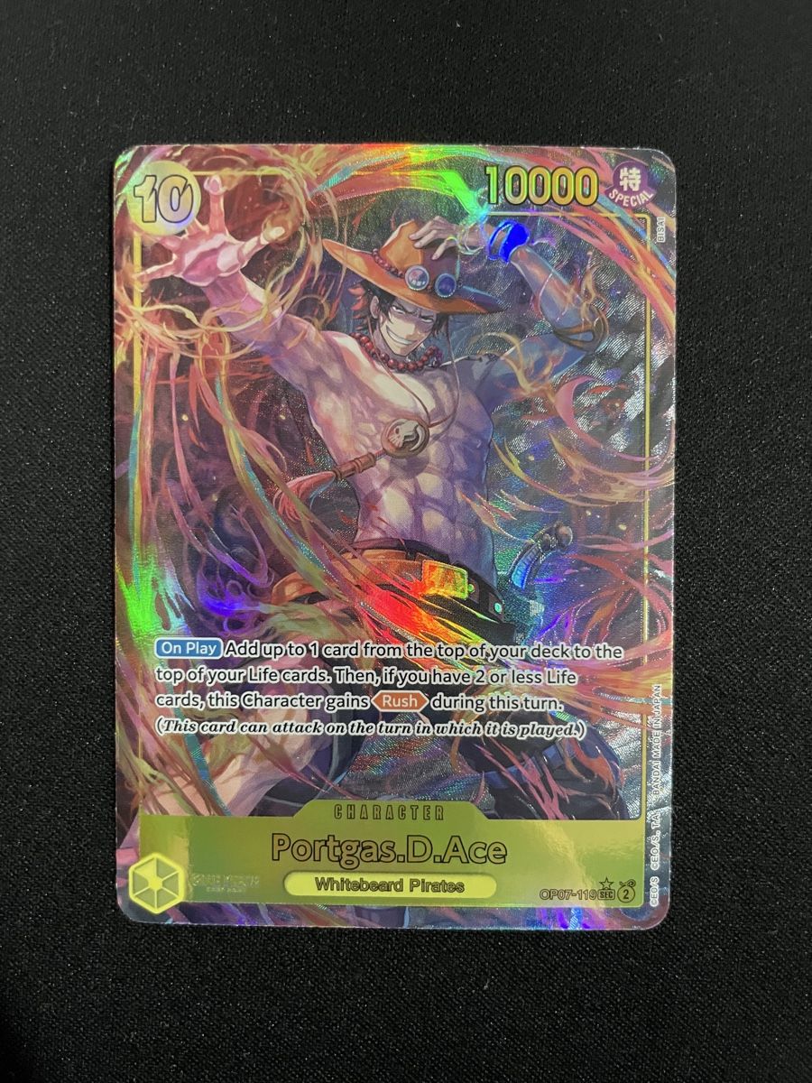 Bandai Carte collezionabili: One Piece OP07 Portgas D. Ace Parallel – Nuovo (secondo la descrizione) da Zürich venduto da MatCollection