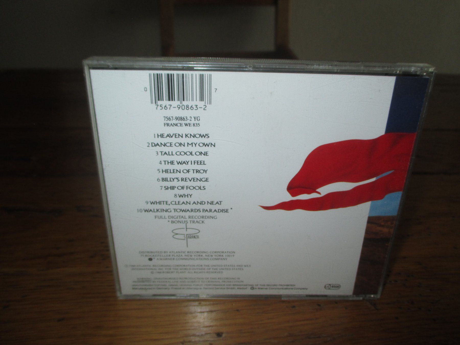 CD: ROBERT PLANT Now And Zen CD – Usato da Monthey venduto da blackcat45 2