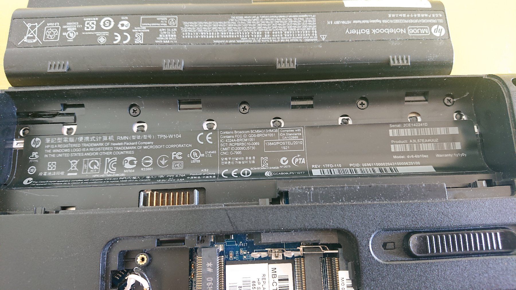 Hewlett Packard Portables: HP Pavilion dv6 DEFEKT – Défectueux à Flawil par rcnkr 8