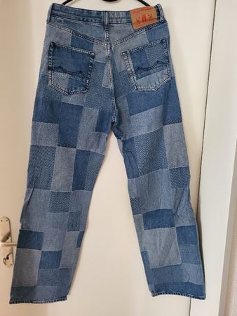 Kings Of Indigo Jeans Patchwork Denim. Bund 82cm