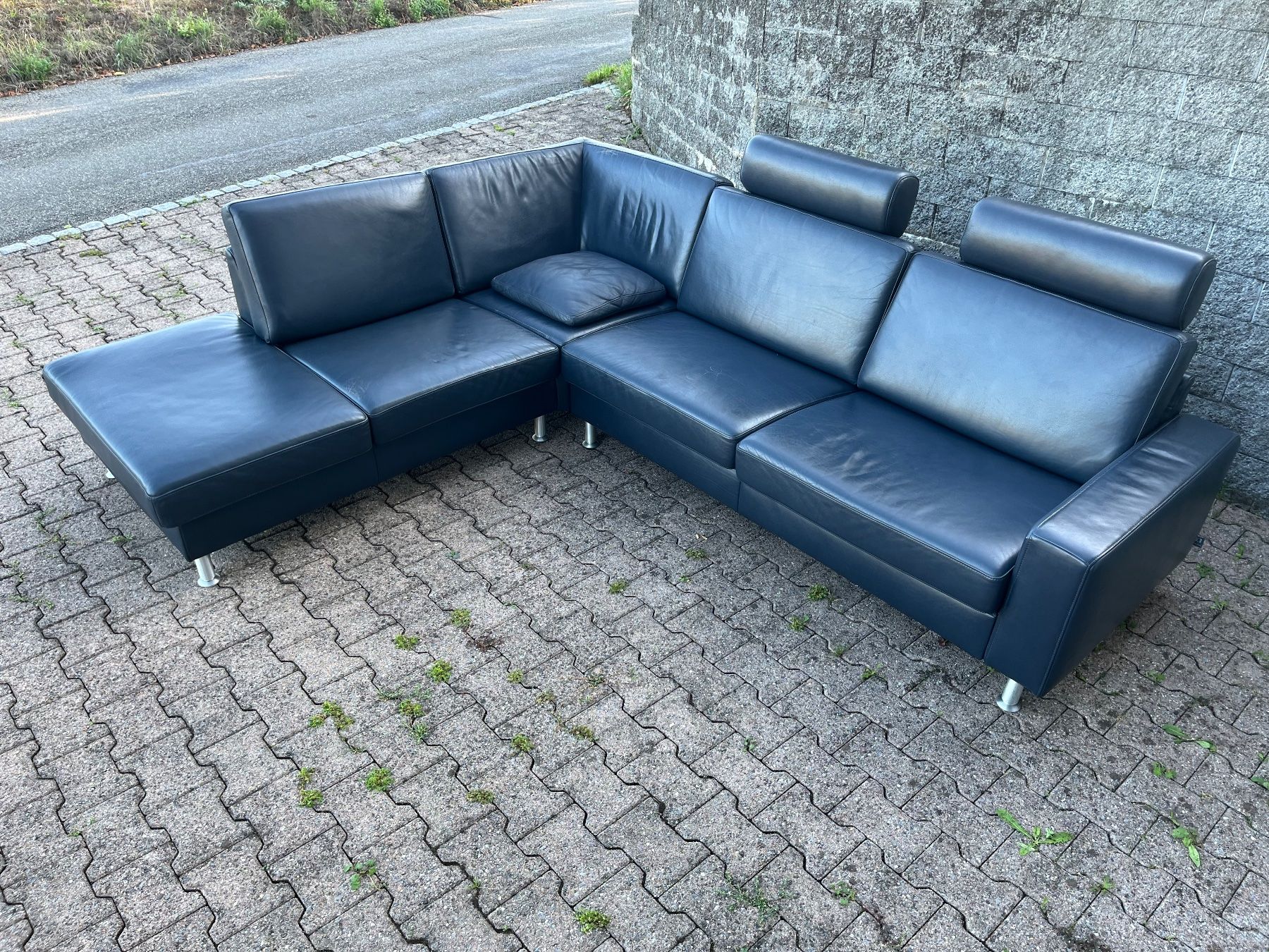 Pfister Divani: Ewald Schillig Ecksofa aus Echtleder – Usato da Feldbach venduto da Olive1 6