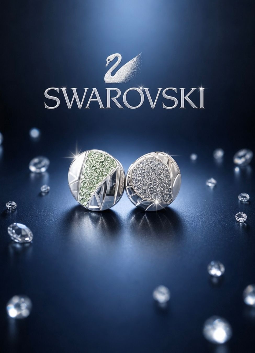 Swarovski Spille & Fermagli: Swarovski zwei Broschen original – Nuovo (secondo la descrizione) da Kirchleerau venduto da Dalmi220
