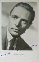 Erich Schellow (1915-1995) Schauspieler - sign. Foto