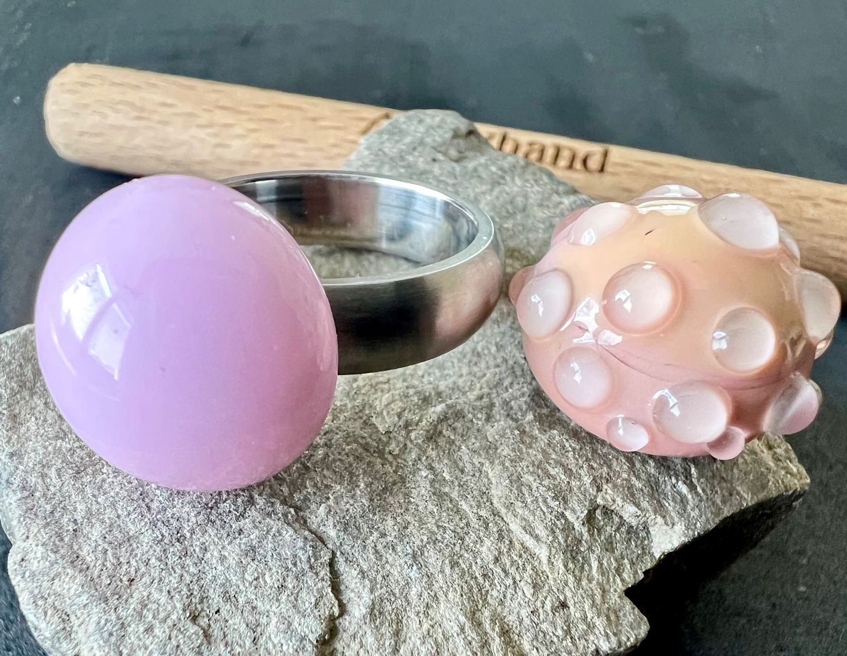 Anelli: Murano Zauberring mit Wechselköpfen- verspielt & einzigartig – Usato da Ruswil venduto da artbyhand 2