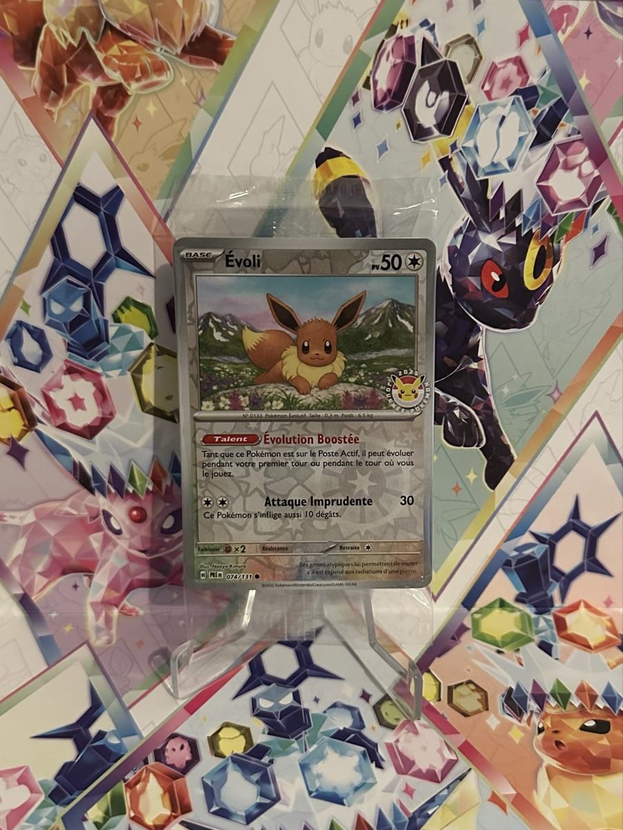 Pokémon Carte collezionabili: Pokémon Evoli promo FR – Nuovo (secondo la descrizione) da Grand-Lancy venduto da Mario64