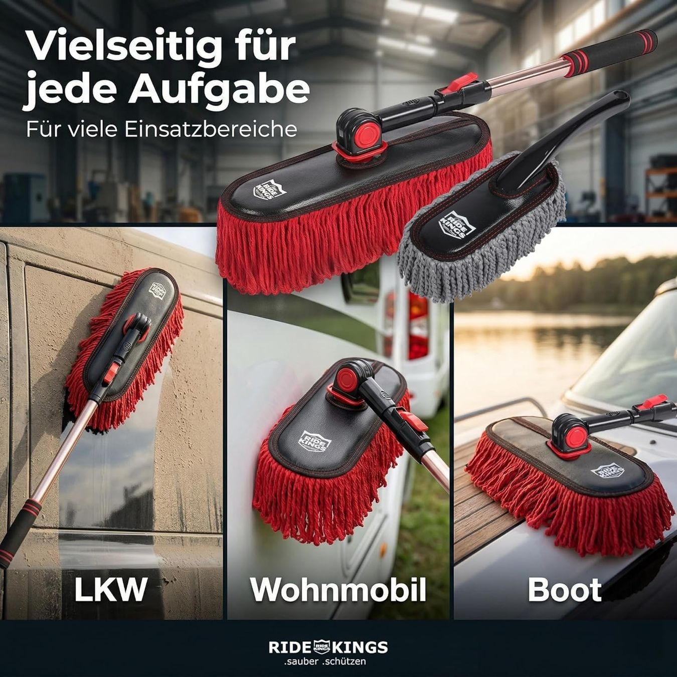 Tutti gli attrezzi: Auto Staubwedel Set Teleskop Baumwolle Lackschonend – Nuovo e nell'imballaggio originale da Suhr venduto da SchnapperCH 5