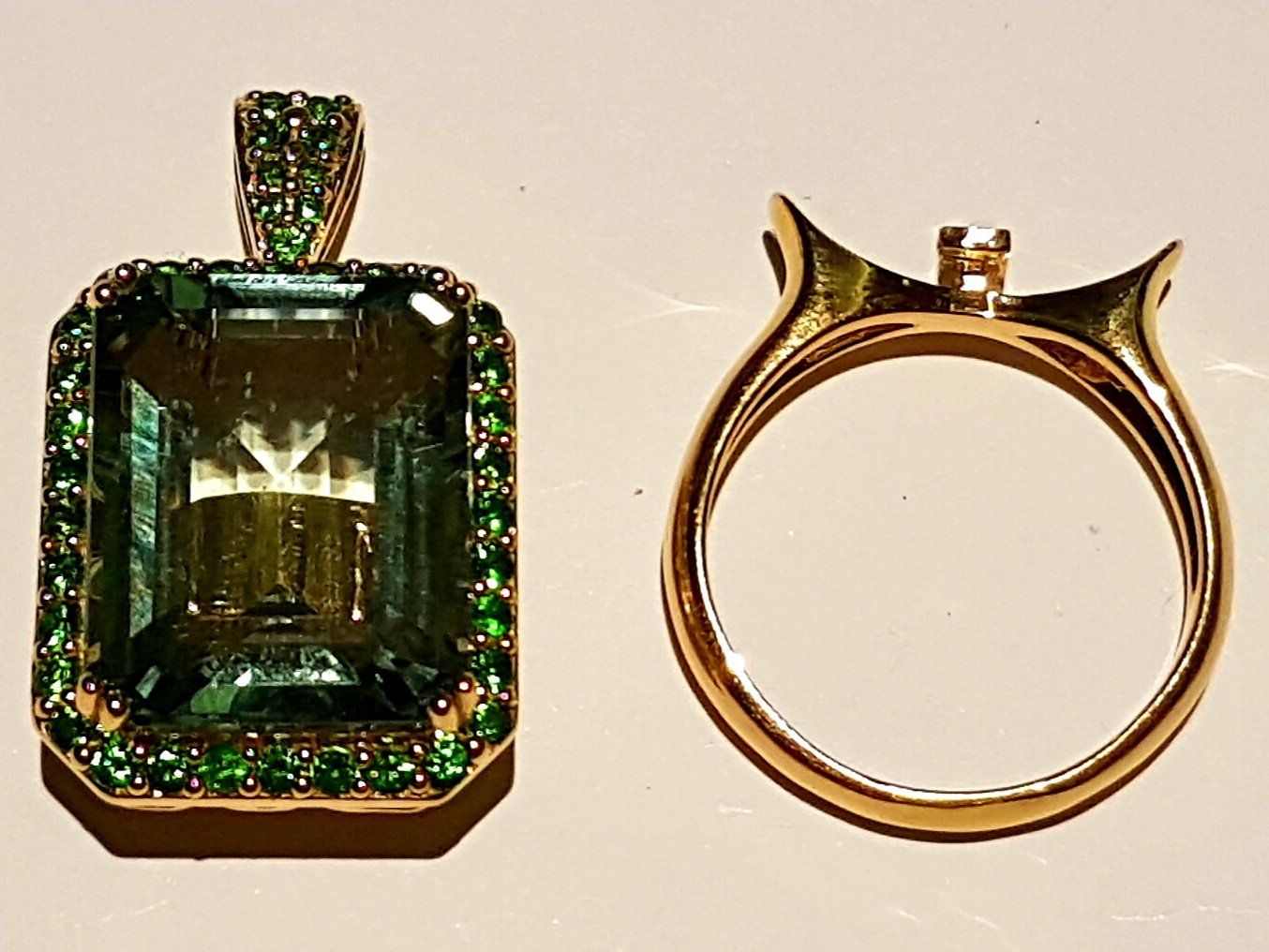Anelli: Fingerring und Anhänger in einem 59 – Nuovo (secondo la descrizione) da Zürich venduto da adriben 9
