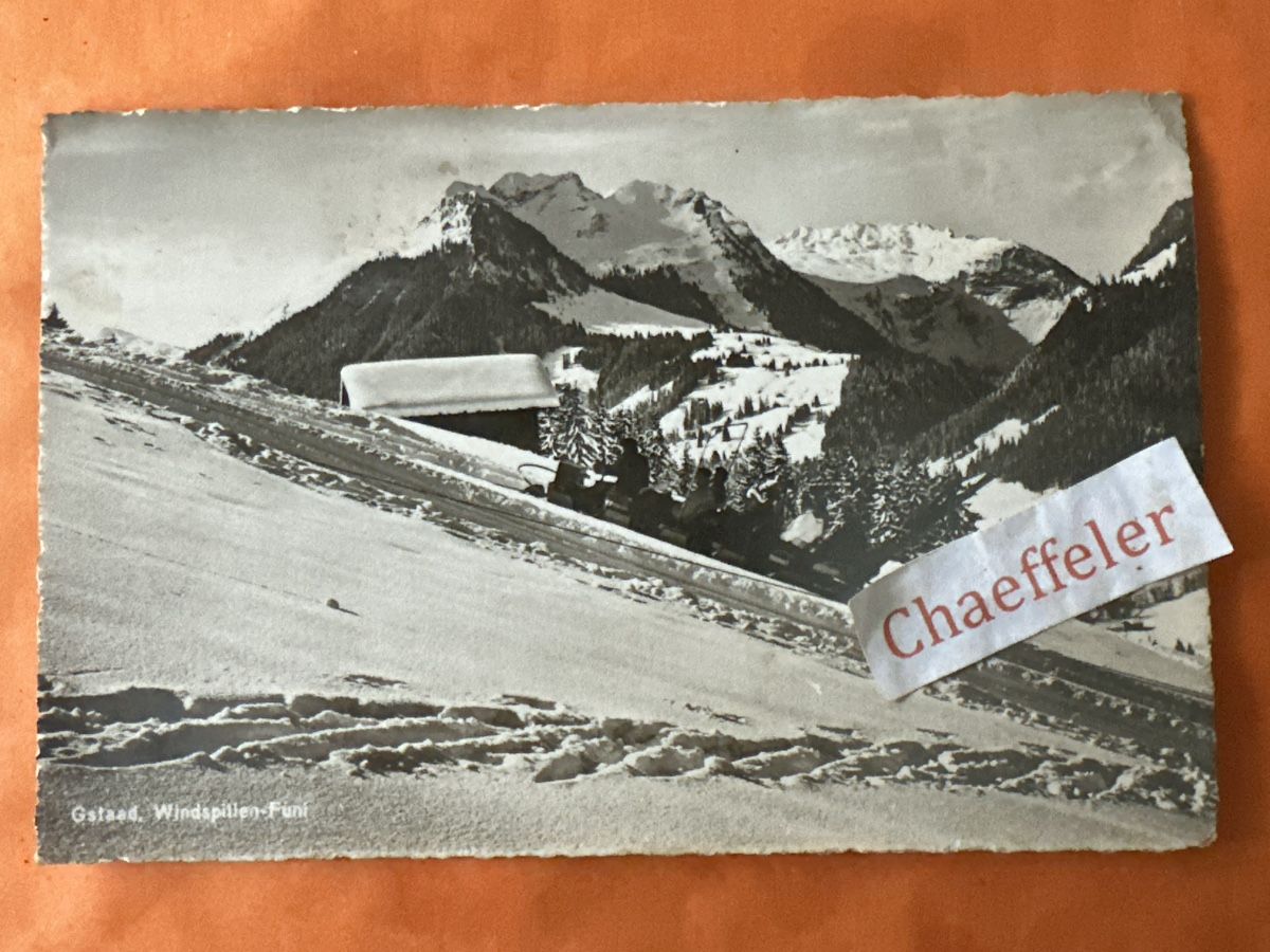 Cartes postales: 1945  Gstaad, Windspillen - Funl – D'occasion à Zürich par Chaeffeler