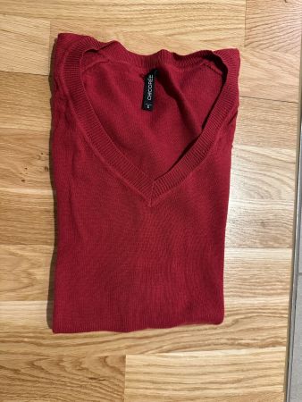 Chicorée Roter Damenpullover Grösse S
