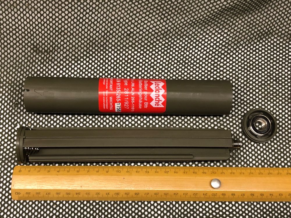 SALALIS AAA Zu C Batterieadapter - 4 Stück Set Für Notfälle & Elektronik