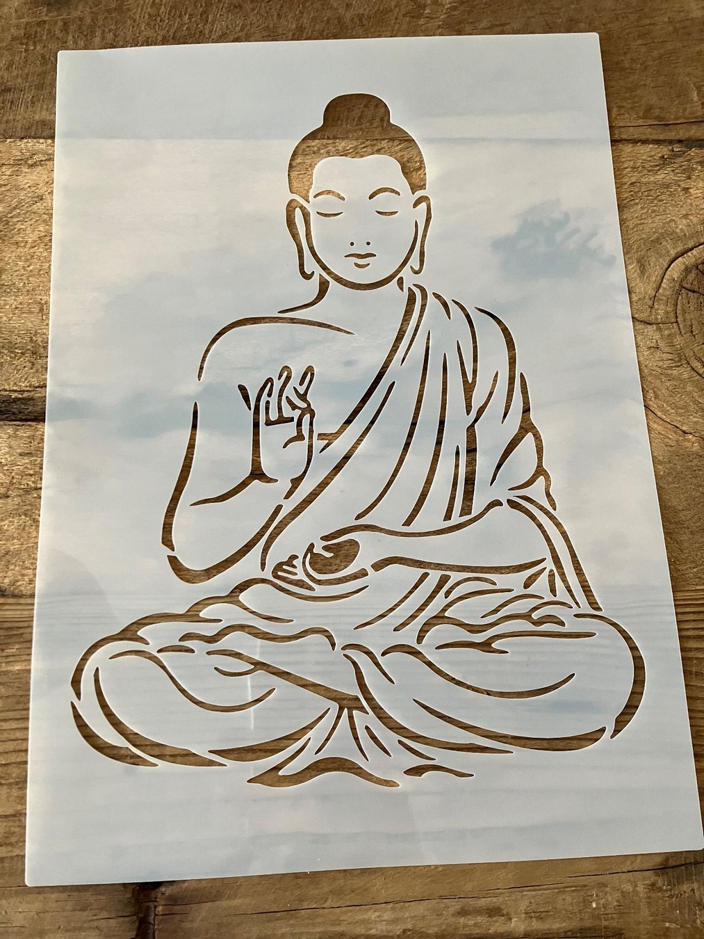 Sciablone: 3er  Set Malschablonen  A4, Buddha, Traumfänger – Nuovo e nell'imballaggio originale da Effretikon venduto da wenuss 1