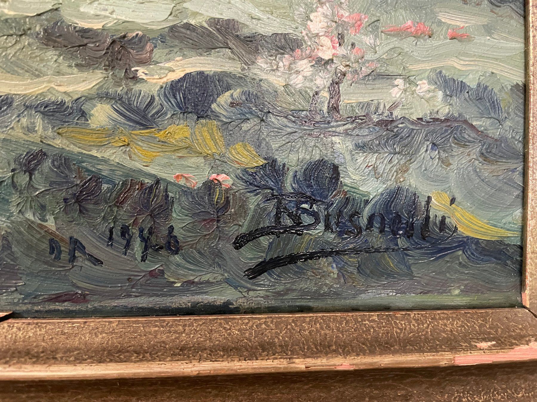 Dipinti: tableau du peintre N.Busnelli – Usato da La Croix (Lutry) venduto da netrajet 3