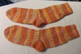 handgestrickte Socken Grösse 38/39