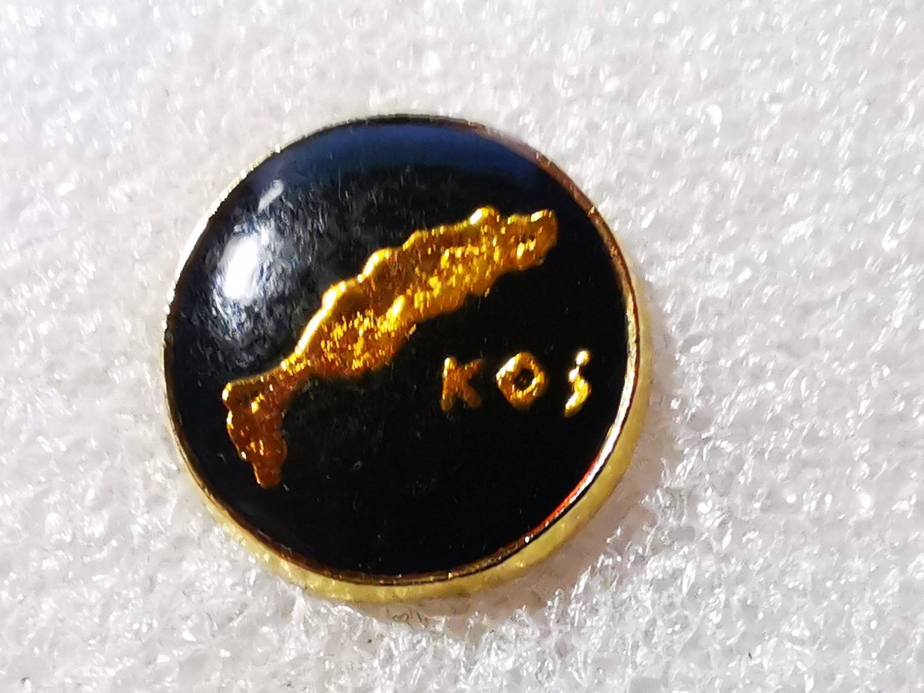 Placchette & Badge: Ansteckpin 45: Kos – Usato da Oppligen venduto da Pin-Fall-Shop