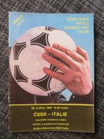 programme CSSR Italie 1989 Prague