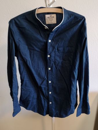 Herren Hemd Hollister Epic Flex blau Grösse M gebraucht