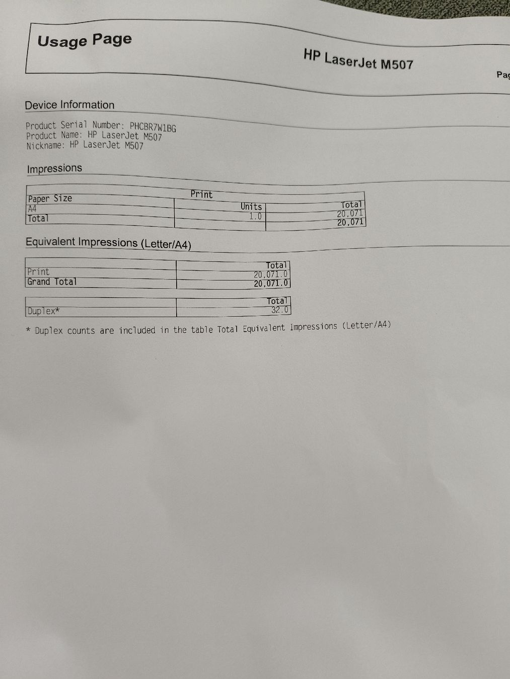 Hewlett Packard Stampanti: HP LaserJet M507 Printer with full TONER 8000+ PAGE – Usato da Zürich venduto da sha_vw65 5