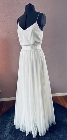 Brautkleid Zweiteiler in Grösse M, piq your dress