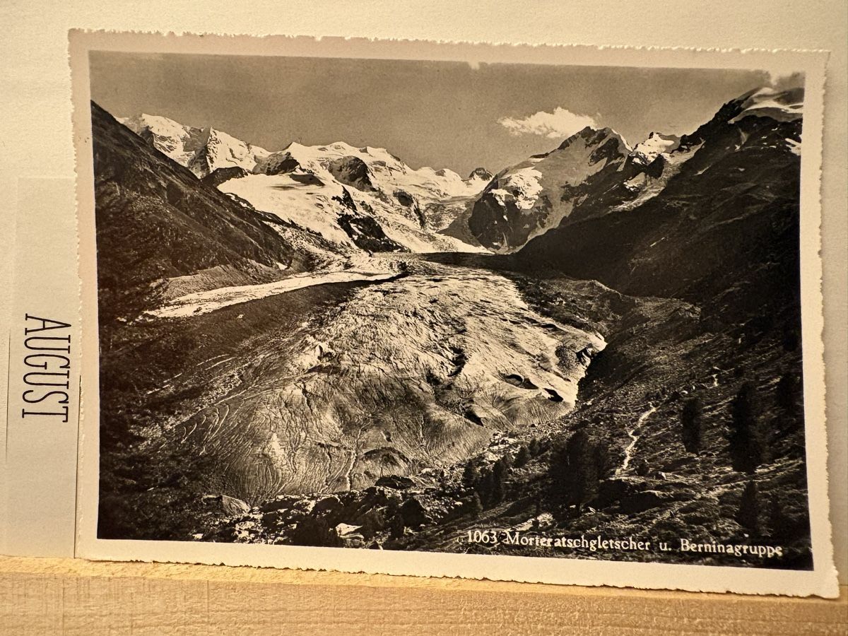 Ansichtskarten: AK von Morteratsch Gletscher – Gebraucht aus Rümlang von Brieftaube1
