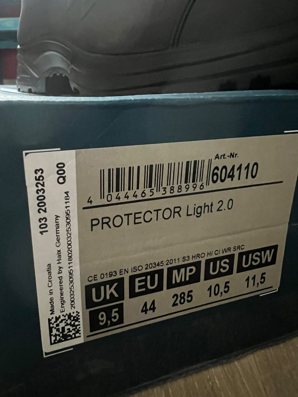 Haix Scarpe da uomo: Haix Protector Light gr. 44 -NEU- – Nuovo e nell'imballaggio originale da Kreuzlingen venduto da Sinto5 4
