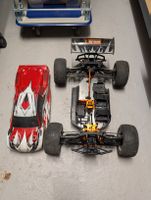 RC Auto Karosserie HPI Racing mit Chassis Teile