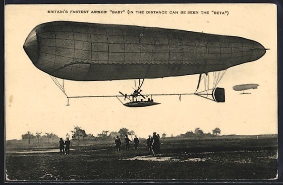 Foto & Poster: AK Britains fastest Airship Baby – Usato da Berlin venduto da bartko-reher