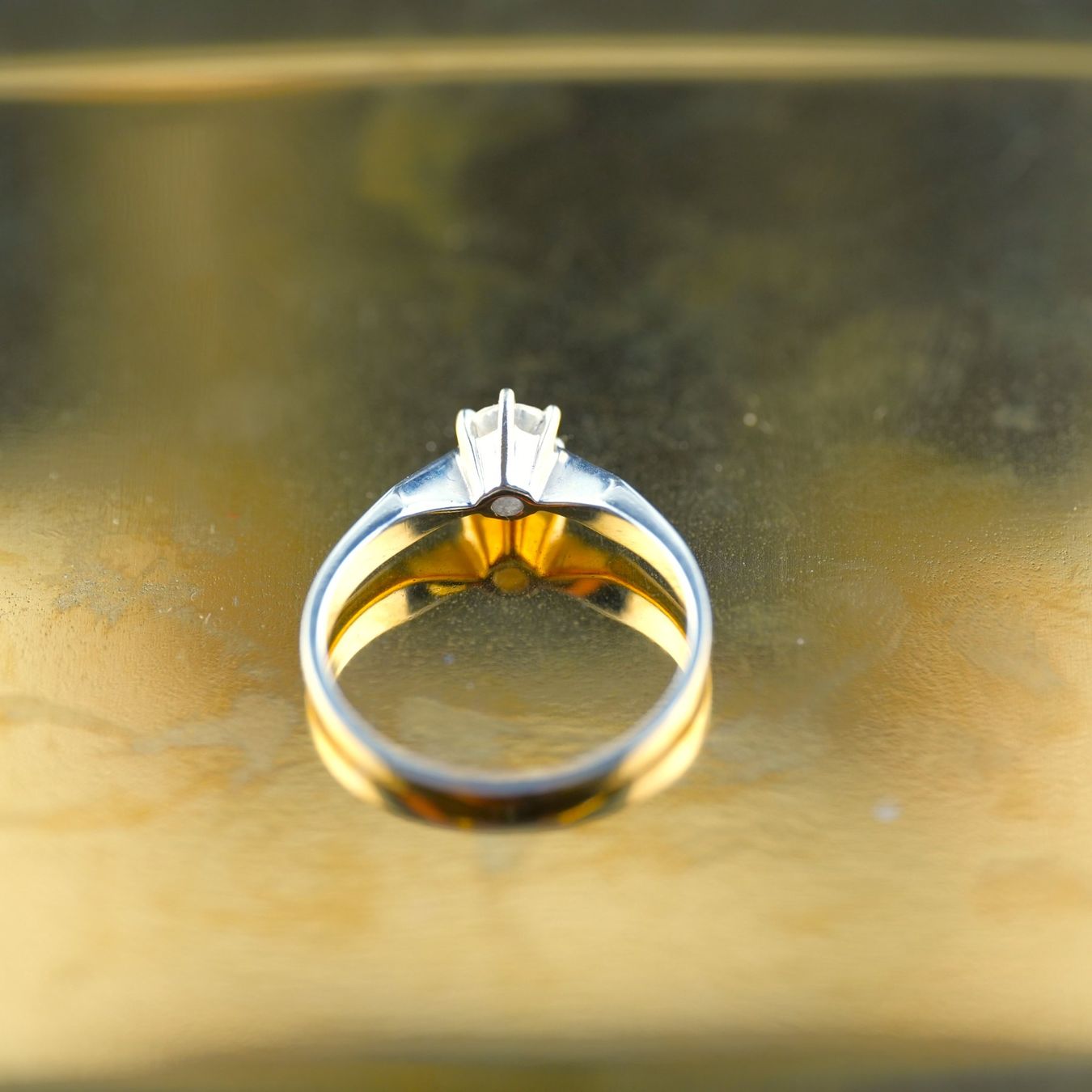 Anelli: Solitärring Weissgold 18K – Usato da Basel venduto da Vip24 5