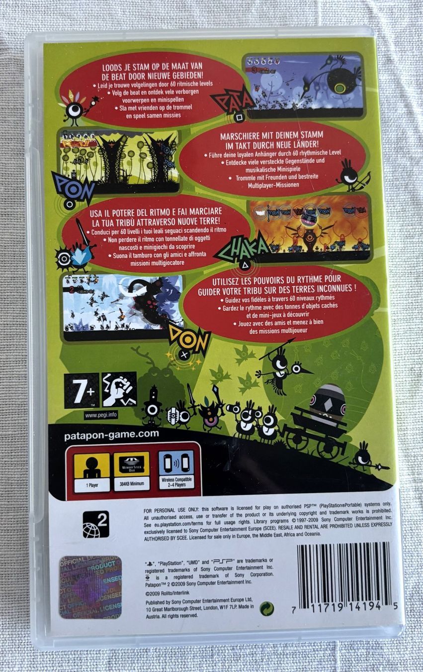 Sony Giochi: Patapon 2 – Sony PSP – Usato da Suhr venduto da Brocki-Suhr 1