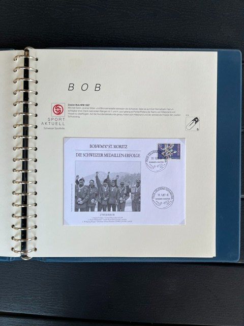 Tutti i francobolli: Offizielle Briefmarkensammlung Stiftung Schweizer Sporthilfe – Usato da Niederwil AG venduto da dahu75 4