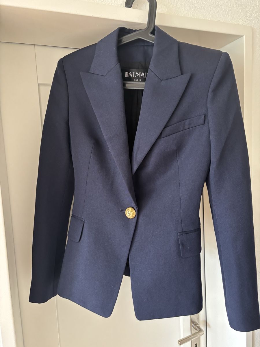 Balmain Giacche: Balmain Blazer navi blue – Nuovo (secondo la descrizione) da Zürich venduto da Schwoni