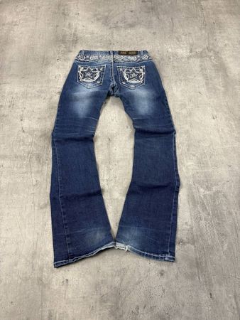 Vintage Miss Me Style Bootcut Low Waist Jeans (S)