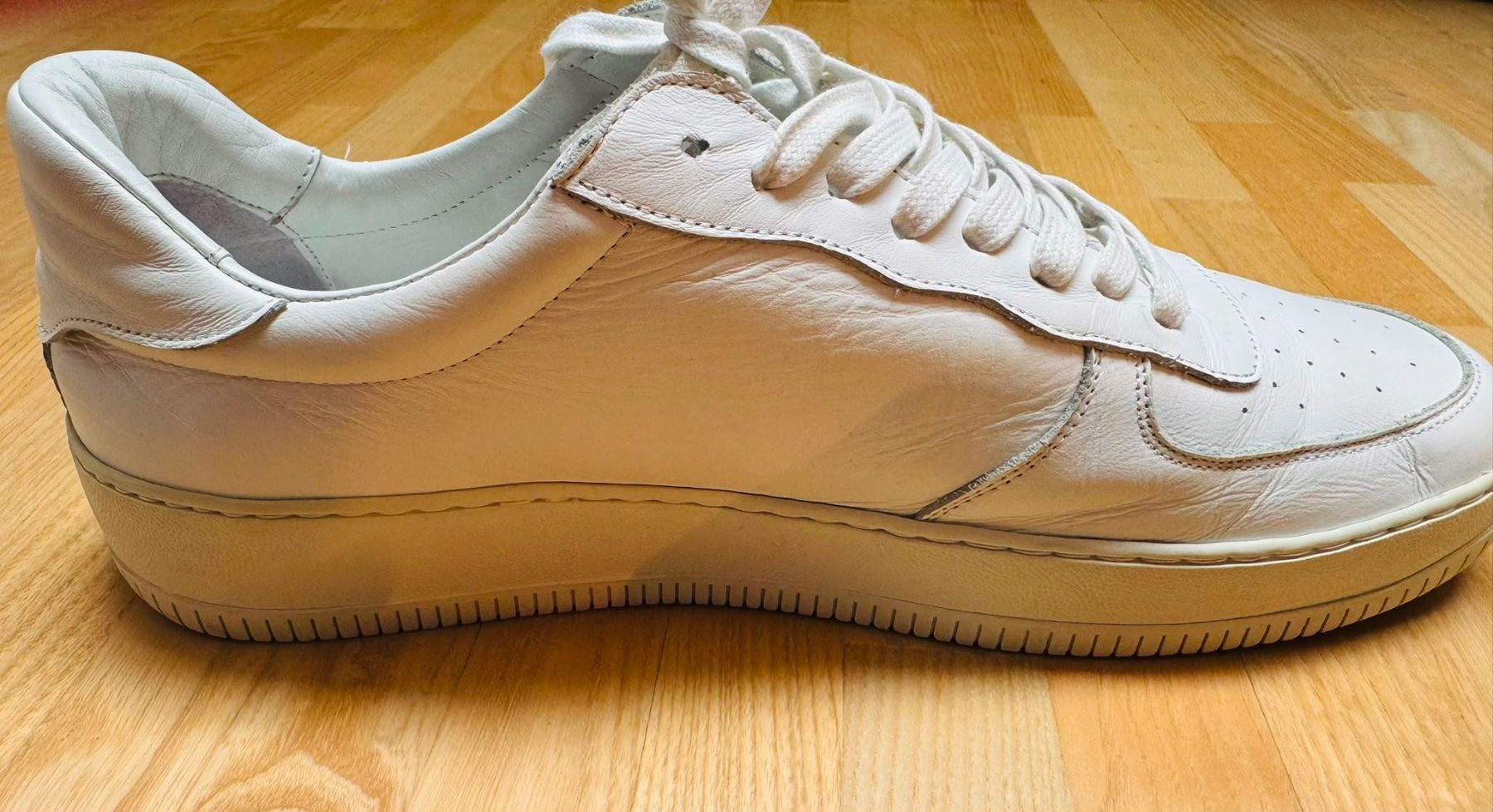 Paul & Shark Herrenschuhe: Paul & Shark Sneaker mit Logo Patch in Weiss Gr. 44 – Gebraucht aus Brüttisellen von ThommyK 3