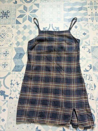 Kariertes Trägerkleid von Scout Grösse XS