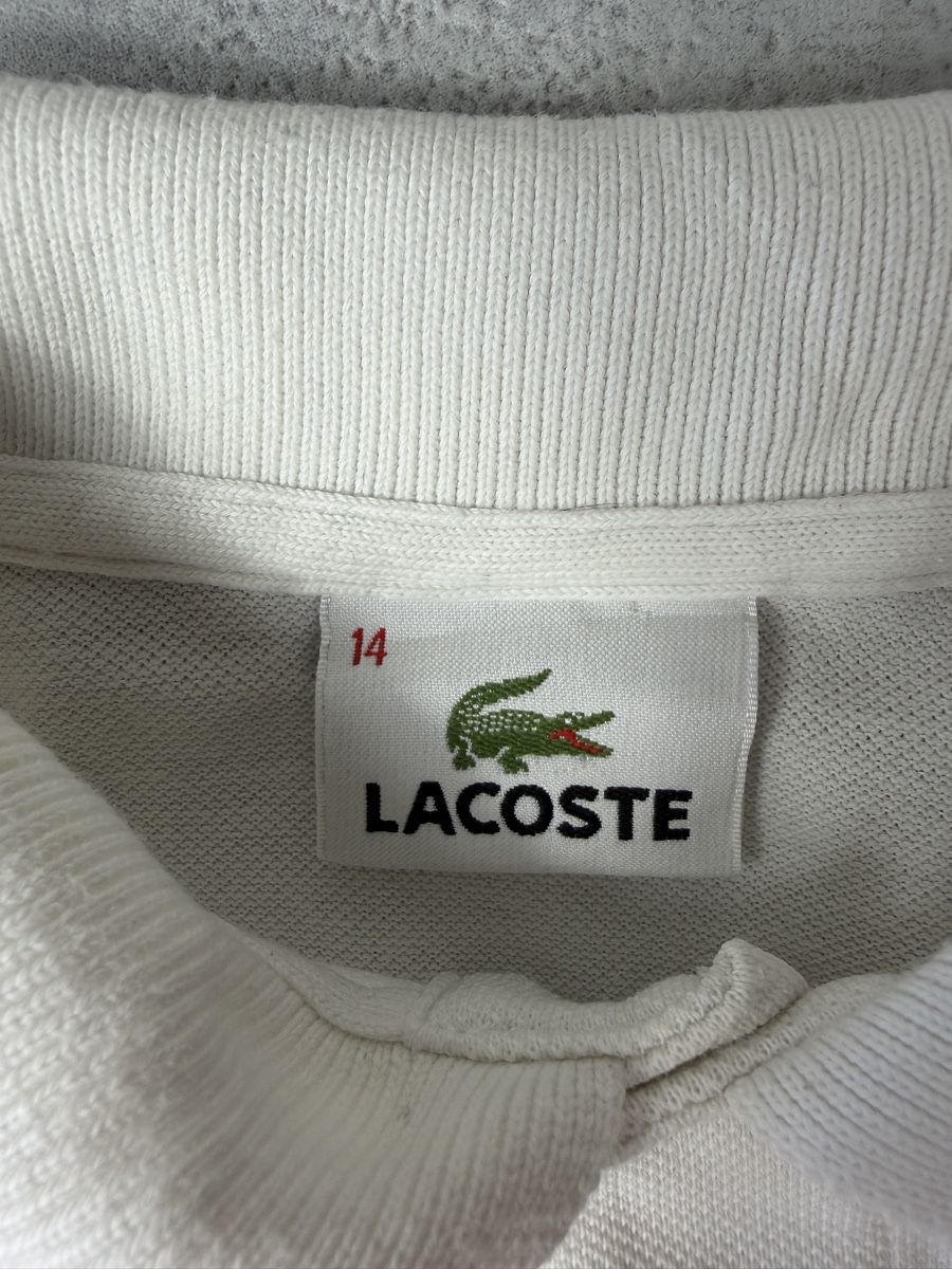 Lacoste Chemises, T-shirts & Polos: Polo Lacoste Blanc Cassé - Taille 14 Ans #3 – Neuf (Voir description) à Hauterive NE par Leo_o 2