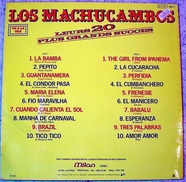 Dischi in vinile: Los Machucambos - Vinyle LP - Near Mint! – Usato da Genève venduto da Cockattoo 2