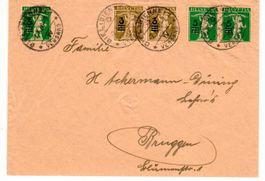 Brief aus Biel - mit 5 x Tellknabe