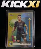 Topps Finest UCC 2025/26 Lautaro Martinez Gold 36/50 #13