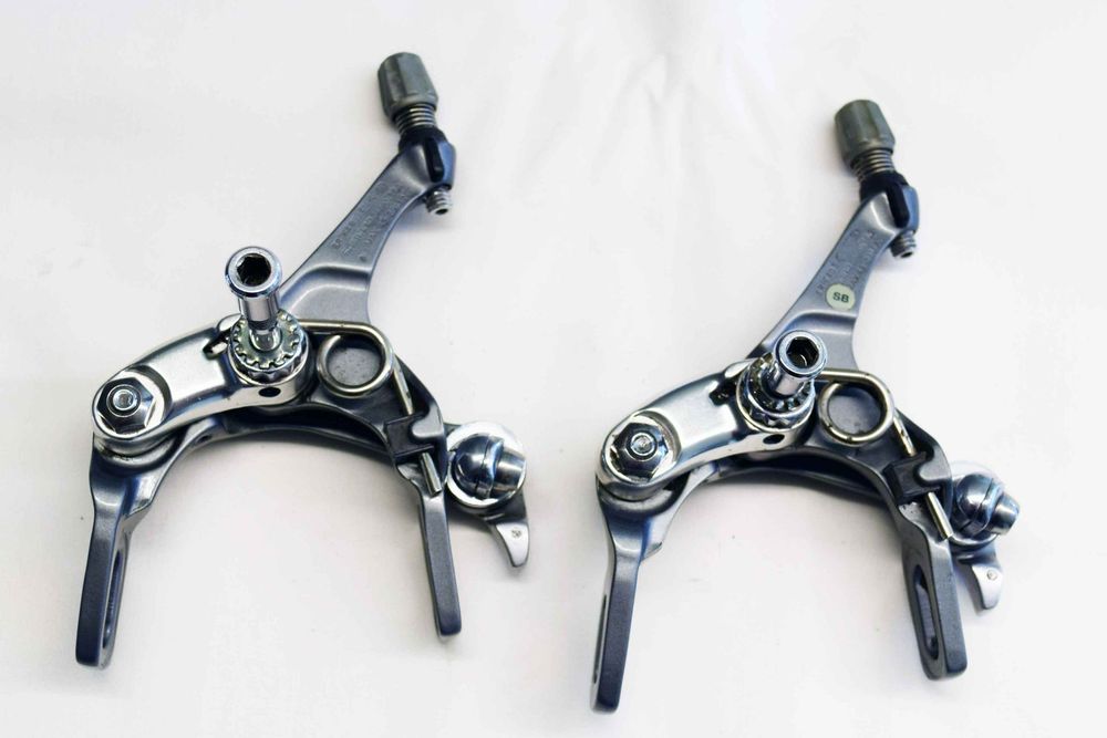 Vintage Shimano 600 BR-6403 Brake Caliper Set 49mm Tricolor BR